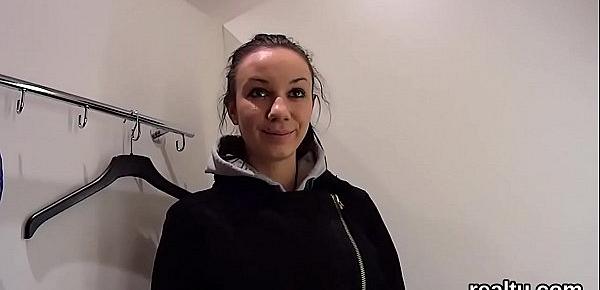  Charming czech nympho is seduced in the hypermarket and plowed in pov